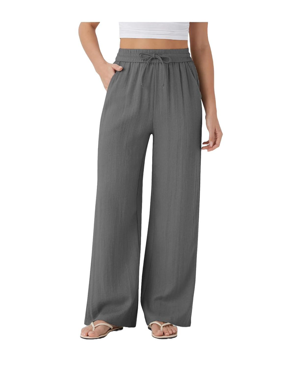 Nermosa High-Waist Korean Trousers with Wide Baggy Fit - Image 34