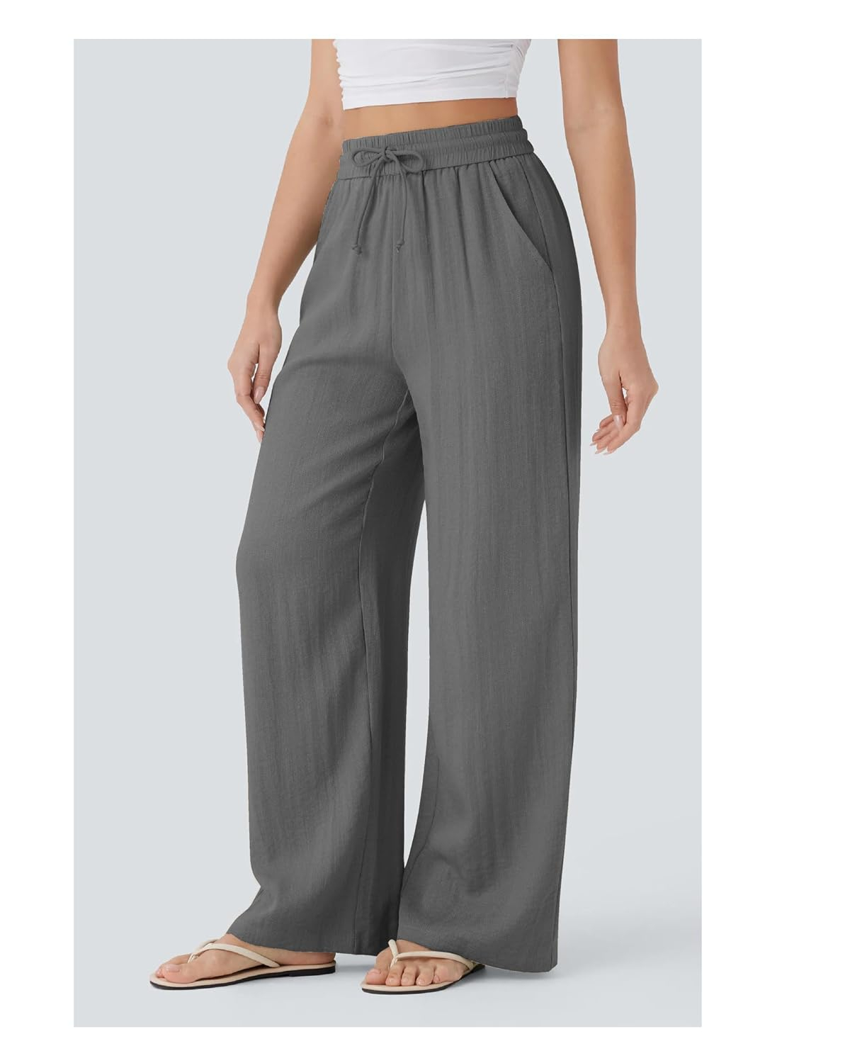 Nermosa High-Waist Korean Trousers with Wide Baggy Fit - Image 38