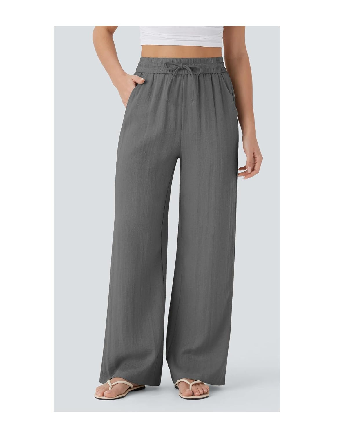 Nermosa High-Waist Korean Trousers with Wide Baggy Fit - Image 39