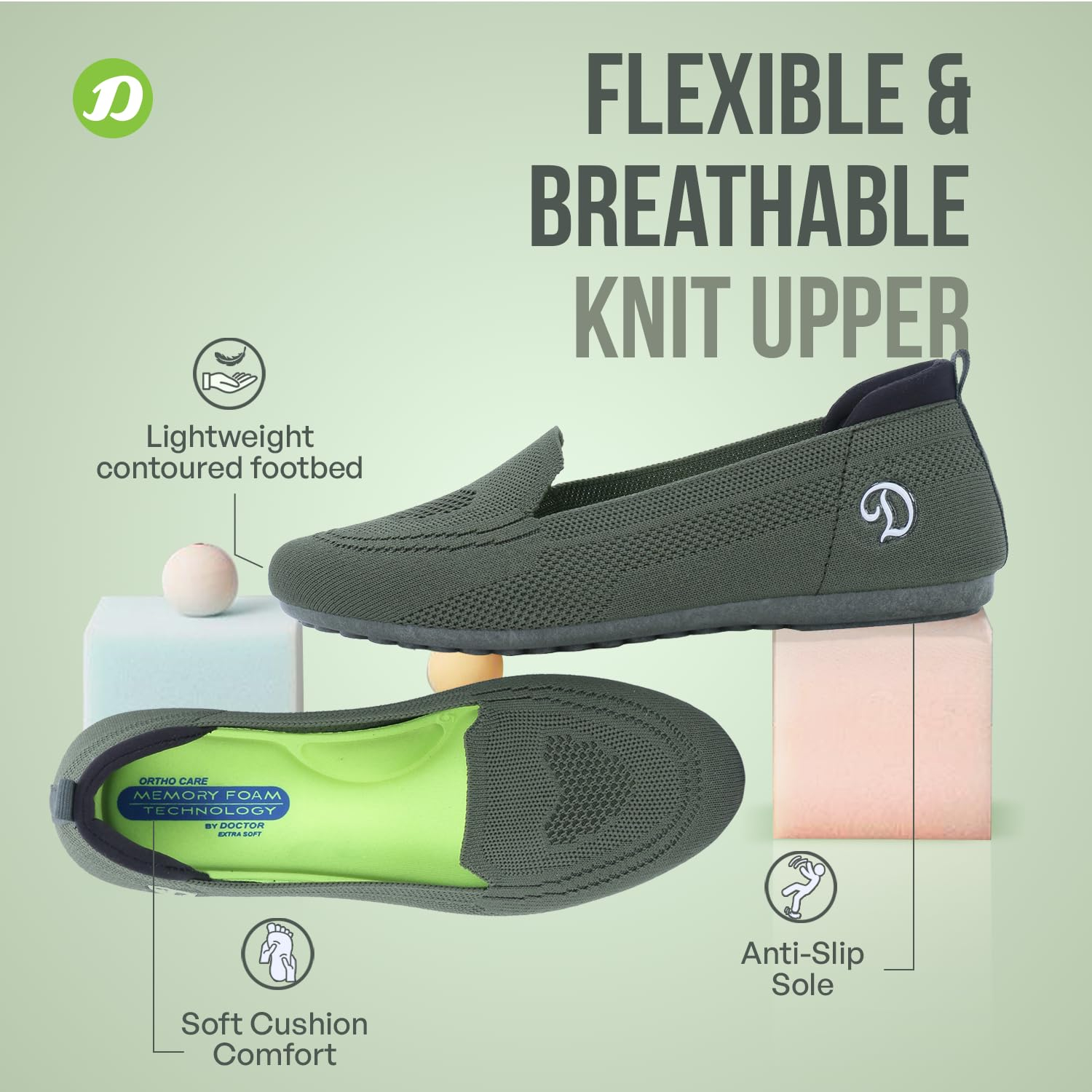 Doctor Extra Soft Women’s Memory Foam Walking Shoes - Style 5 - Image 12