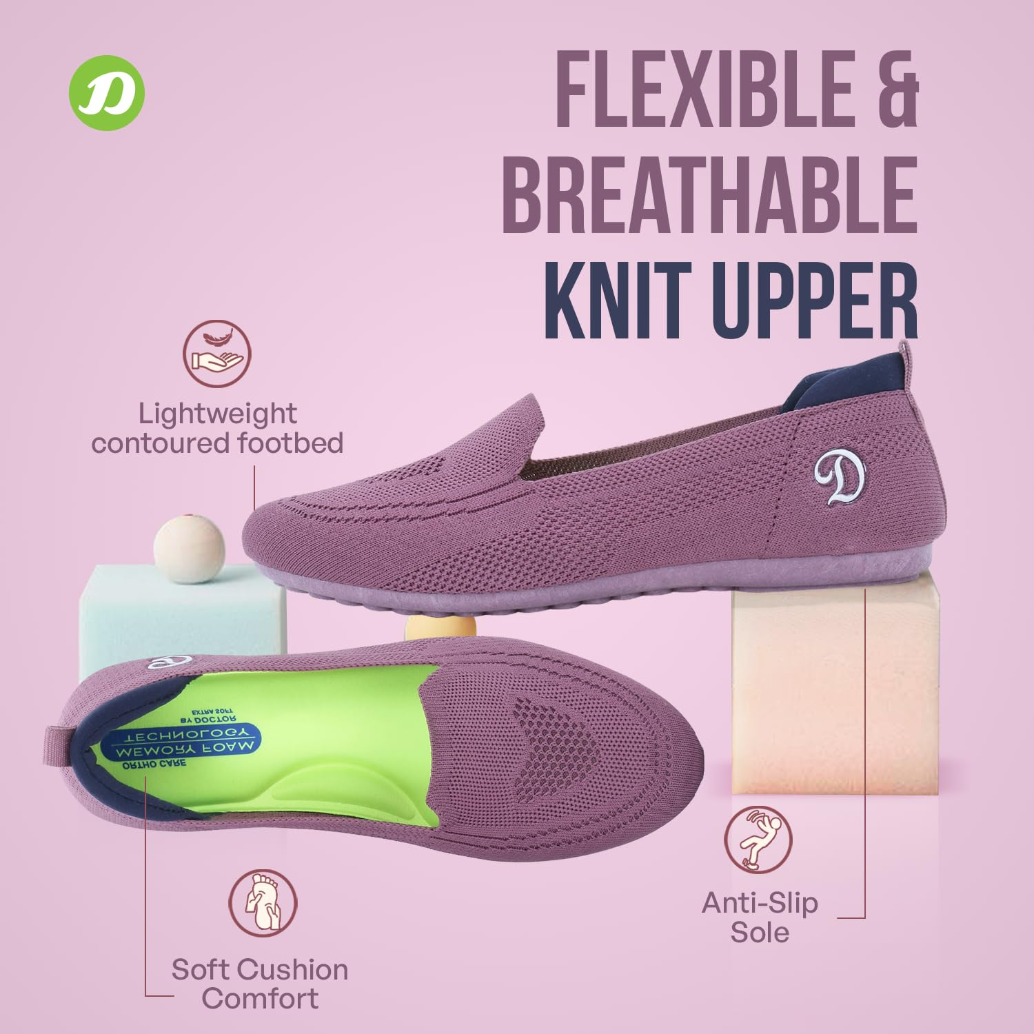 Doctor Extra Soft Women’s Memory Foam Walking Shoes - Style 5 - Image 54
