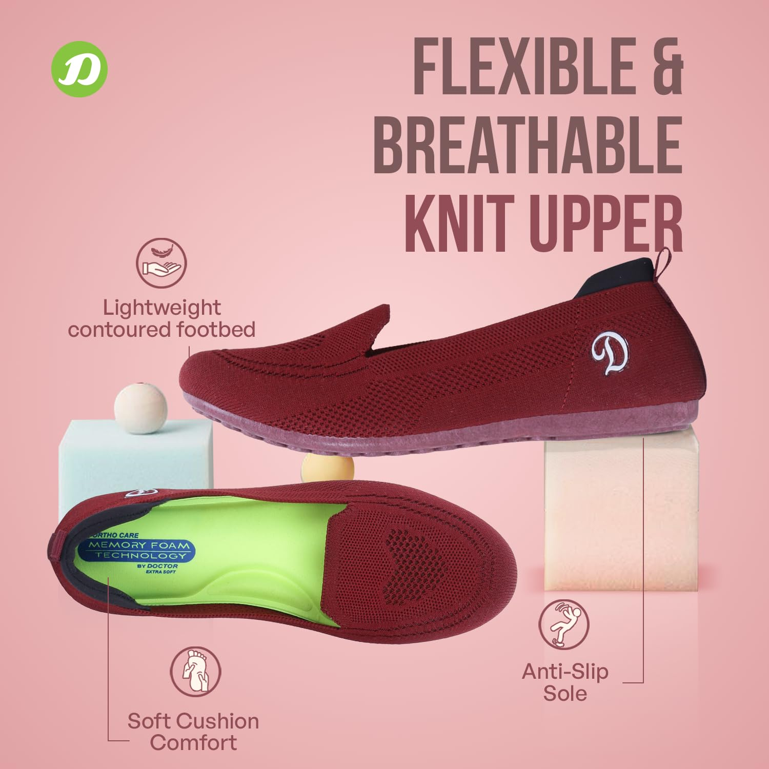 Doctor Extra Soft Women’s Memory Foam Walking Shoes - Style 1 - Image 12