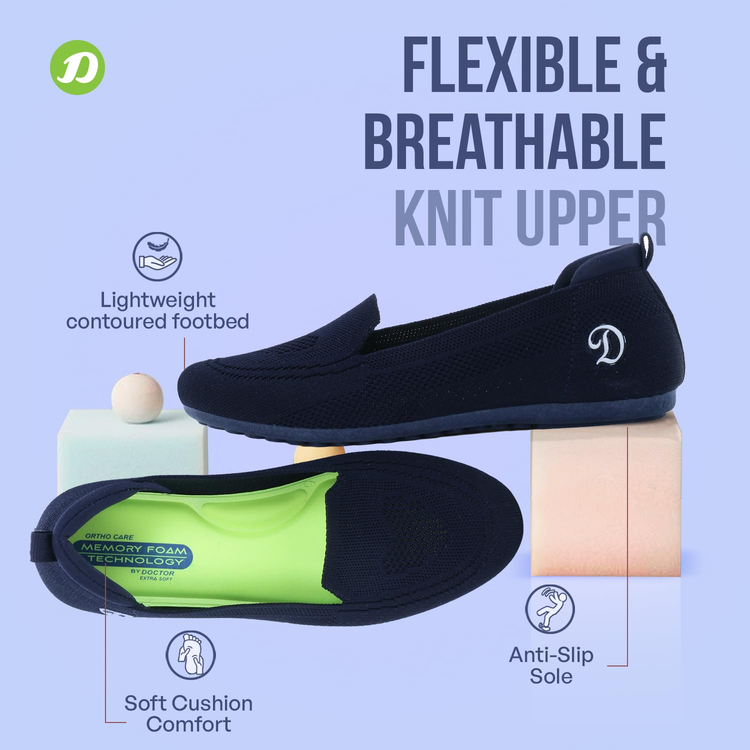 Doctor Extra Soft Women’s Memory Foam Walking Shoes - Style 1 - Image 19