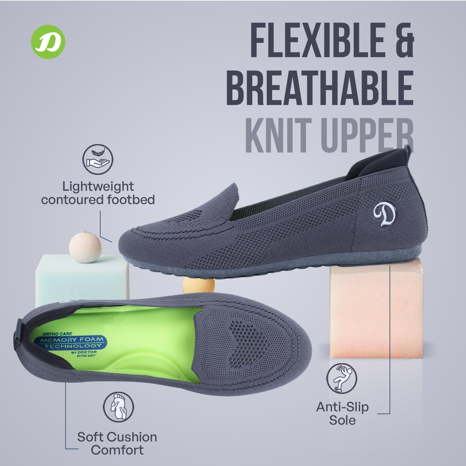 Doctor Extra Soft Women’s Memory Foam Walking Shoes - Style 1 - Image 47